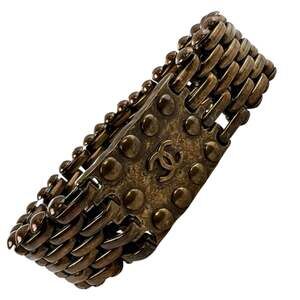 Chanel Cc Logo Bracelet Metal #351418C68B